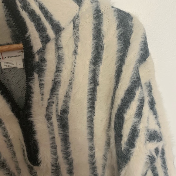 NWT soft anthro eyelash sweater half zip pullover - Picture 5 of 7
